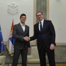 SRDAČAN POZDRAV VUČIĆA I ĐOKOVIĆA: Evo kako je predsednik Srbije ispratio našeg najboljeg sportistu Novaka