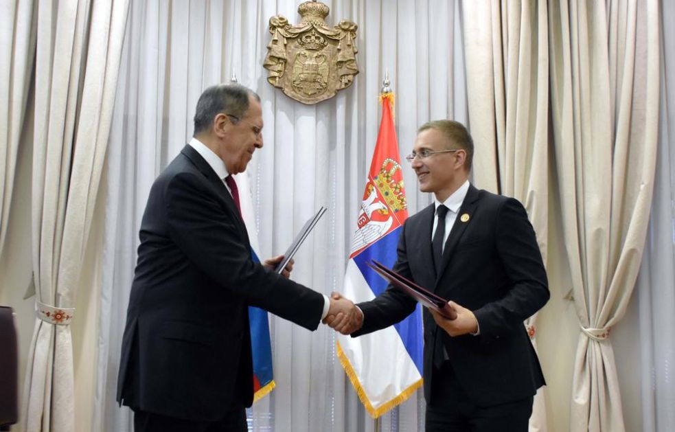 STEFANOVIĆ I LAVROV POTPISALI SPORAZUM: Srbija i Rusija zajedničkim snagama protiv terorizma (FOTO)