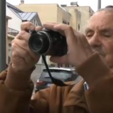 STEVAN (84) BELEŽI SVAKI TRENUTAK KAMEROM: Bez fotoaparata ni u prodavnicu ne ide, a za sve ima jednu bitnu poruku