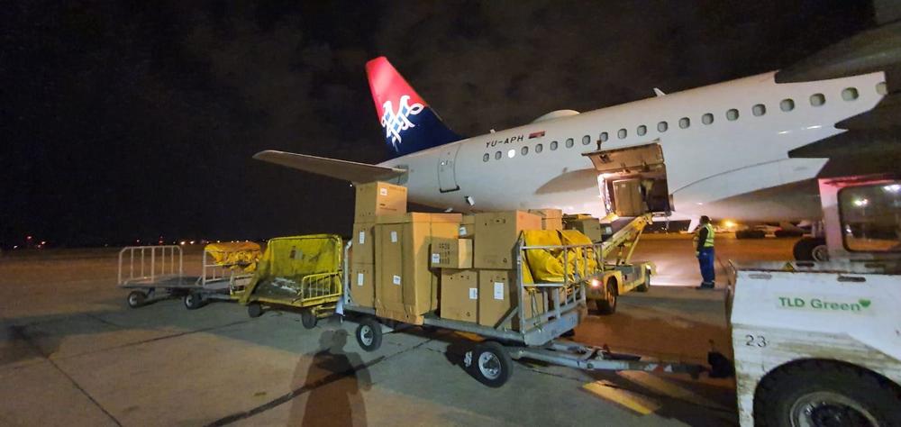 STIGLA NOVA TURA: Er Srbijin avion A330 dopremio jos medicinske opreme iz Kine