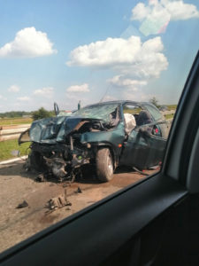 STRAVIČAN SUDAR NA AUTO-PUTU BEOGRAD-NIŠ Poginulo DETE, teško povređeni drugo dete i deda (FOTO)