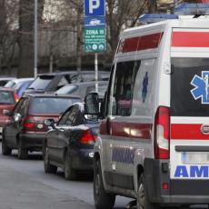 STRAVIČAN UDES U CENTRU BEOGRADA: Sudarili se policijsko vozilo i auto, 3 povređena