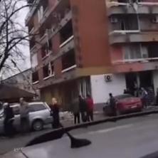 STRAVIČNI DETALJI HORORA U PARAĆINU: Ovo je užas! Žena je od siline eksplozije izletela sa terase na trećem spratu, LETELA JE! (VIDEO)