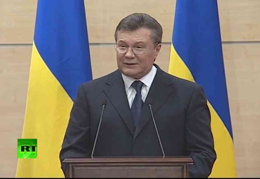SUD U KIJEVU PRESUDIO JANUKOVIČU U ODUSTVU: Bivšem predsedniku Ukrajine 15 godina robije jer je izdao državu