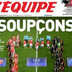 SUMNJIVO: Francuzi izneli nove OPTUŽBE, ovo je naslovna strana današnjeg LEkipa (FOTO)