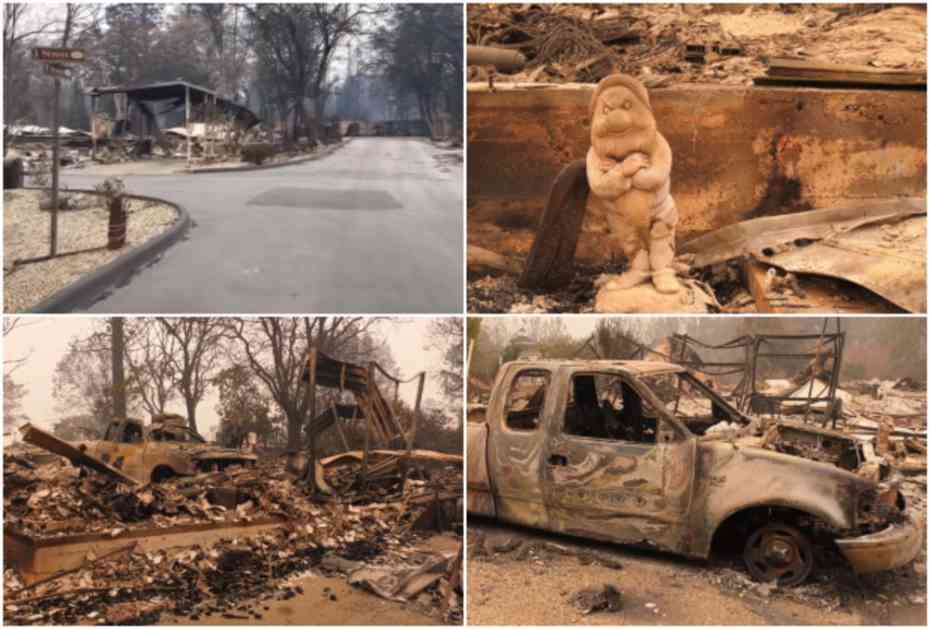 SVE JE UNIŠTENO, NIJE NIŠTA OSTALO: Ovako izgleda kalifornijski gradić posle jezivog požara! (VIDEO)