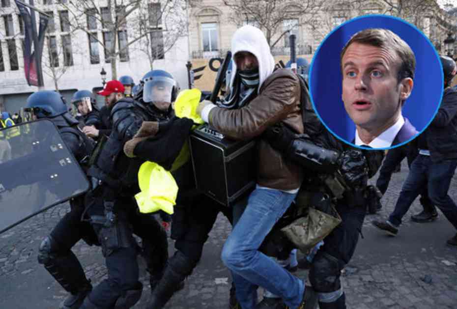 SVE OČI UPRTE U MAKRONA: Francuski predsednik se danas obraća naciji! Da li će mu ŽUTI PRSLUCI sada verovati?