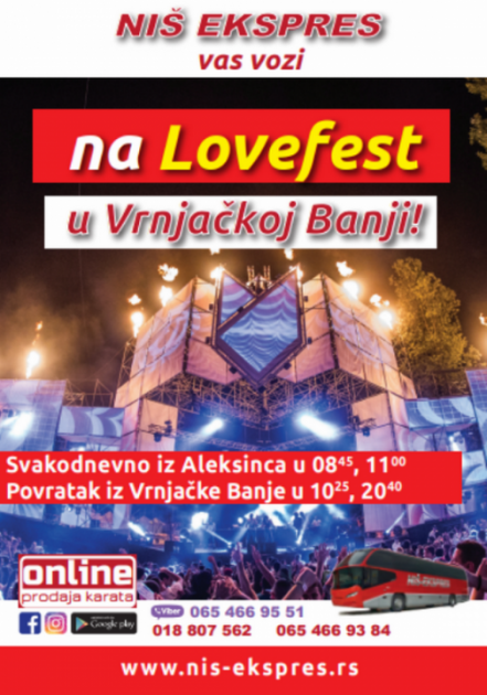 Sa “Niš-ekspresom” u Vrnjačku Banju na Festival ljubavi