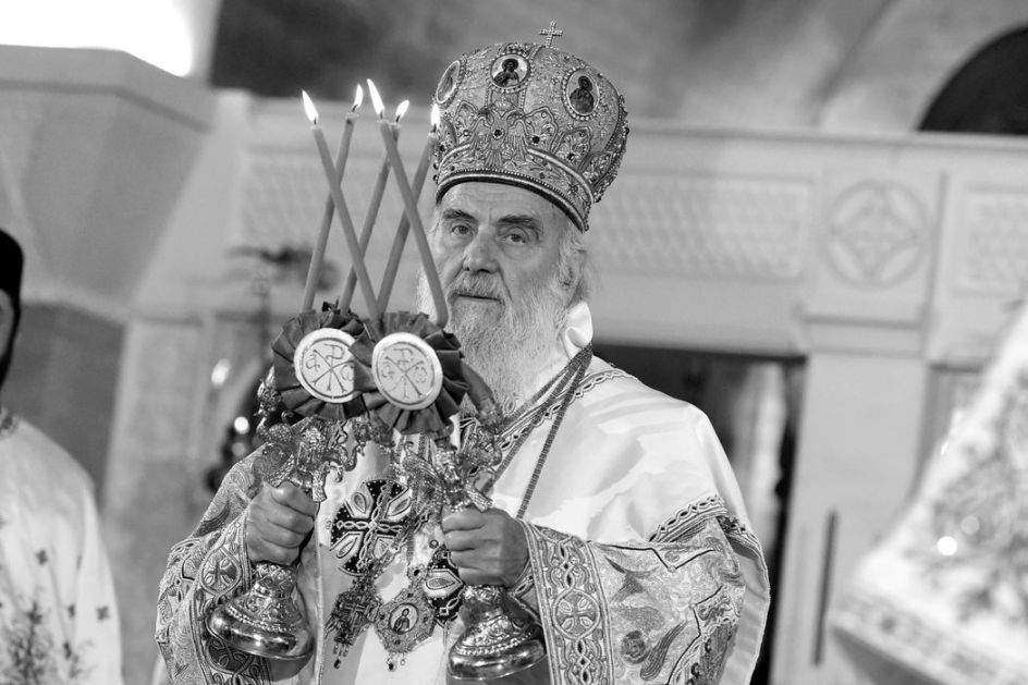 Patrijarh Irinej sahranjen u kripti hrama Svetog Save u Beogradu