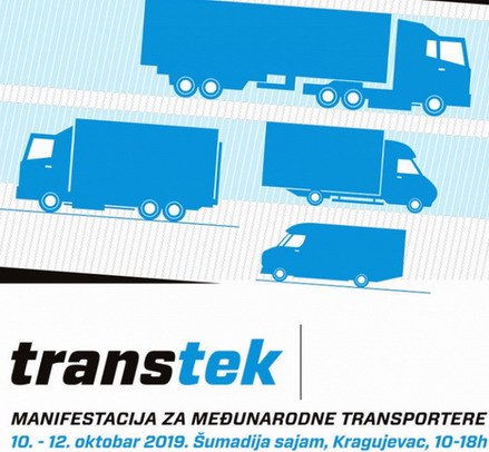 Sajam privrednih vozila Transtek 2019 u Kragujevcu od 10. do 12. oktobra