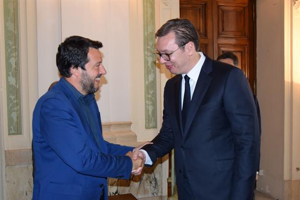 Salvini - Italija će tražiti brzi prijem Srbije u EU