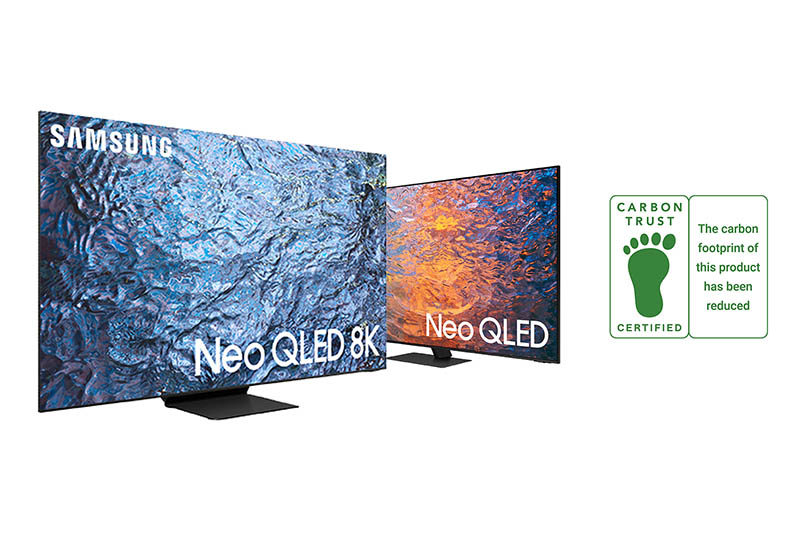Samsung Neo QLED 2023 TV dobio sertifikat „Smanjenje CO2“ od „Carbon Trust“ instituta