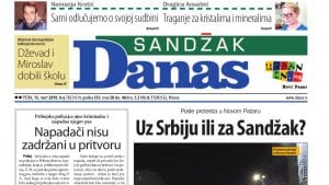 Sandžak Danas – 15. mart 2019.