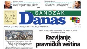 Sandžak Danas – 20. septembar 2019.