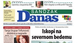 Sandžak Danas – 6. septembar 2019.