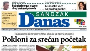 Sandžak Danas – 7. septembar 2018.