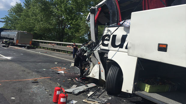 Saobraćajna nesreća u Mađarskoj, poginuo vozač autobusa iz Srbije