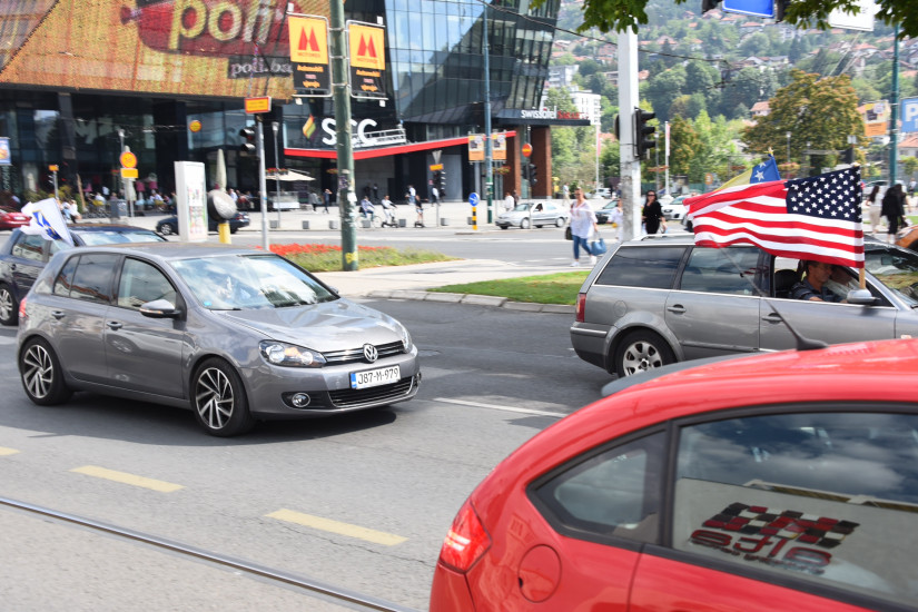 Sarajevo – Protestna vožnja u znak podrške južnom Sandžaku