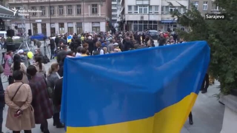 Sarajevo razumije poručeno sa protesta podrške Ukrajini