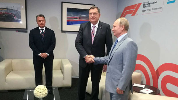 Sastanak Dodika i Putina u Sočiju