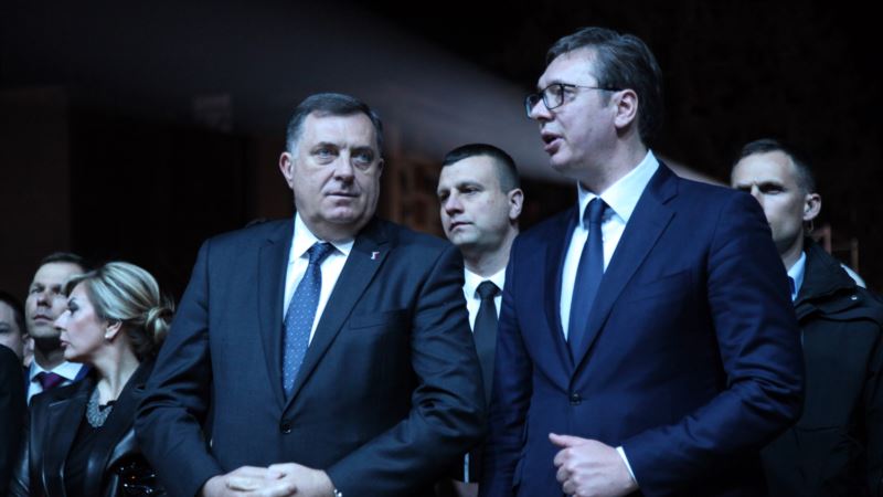 Sastanak Vučića i Dodika: Zajednička posjeta Drvaru