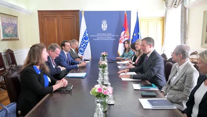 Sastanak ministra Đurića sa visokim komesarom za nacionalne manjine  OEBS-a