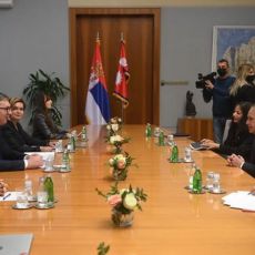 Sastanak predsednika Srbije i ministra spoljnih poslova Nepala: Vučić se sastao sa Narajanom Khadkom