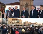 Savez za Srbiju održao skup ispred TC Kalča u Nišu