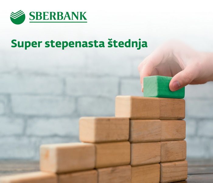 Sberbank Super stepenasta štednja – štednja koju sami kreiramo