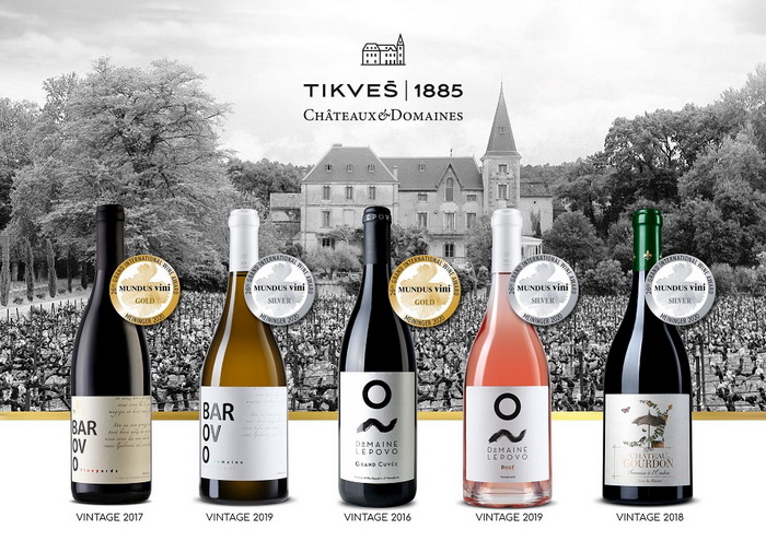 Sedam medalja za vina Tikveš i „Tikveš Châteaux&Domaines“ na Mundus Vini Spring Tasting 2020