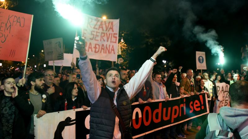 Sedmi protest u Podgorici