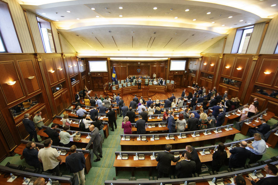 Sednica predsedništva kosovskog parlamenta o taksama