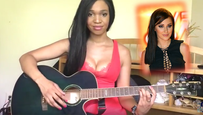 Seksi crnkinja izbacila grudi, pa na gitari POKIDALA novi hit Aleksandre Prijović! (VIDEO)