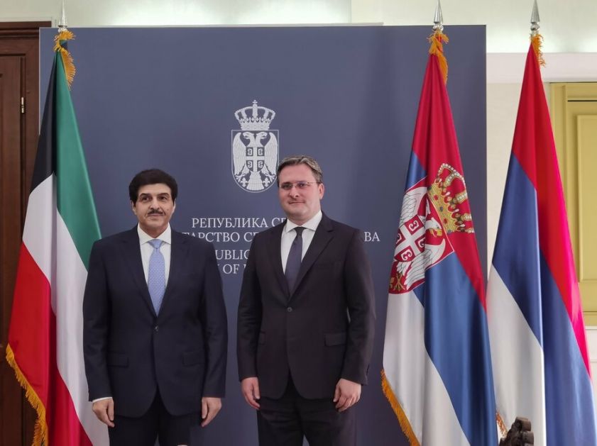 Selaković primio u oproštajnu posetu ambasadora Kuvajta