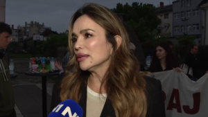 Severina na dočeku srpskih studenata u Virovitici: Njihova borba je nešto što nismo videli poslednjih 30 godina