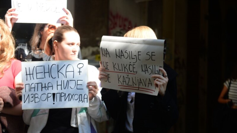 Silovanje nije ekskluziva, poručile aktivistkinje sa protesta u Beogradu