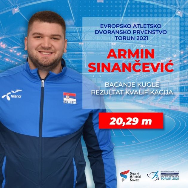 Sinančević i Anić šesti na prvenstvu Evrope