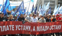 Sindikati Prvi maj obeležavaju protestom u Beogradu