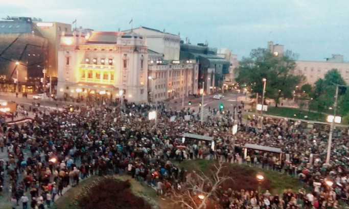 Širom zemlje protesti, srce Srbije ćuti
