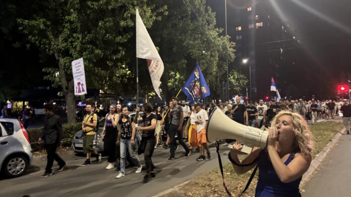 „Sistem je pao kad je udario na decu“ – u Nišu održan protest solidarnosti sa Novosađanima