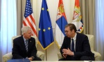 Skot u oproštajnoj poseti kod Vučića: Ima više razumevanja, treba oživeti dijalog