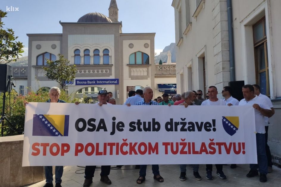 Skup podrške Osmanu Mehmedagiću u Mostaru: Udar na Bošnjake na visokim pozicijama