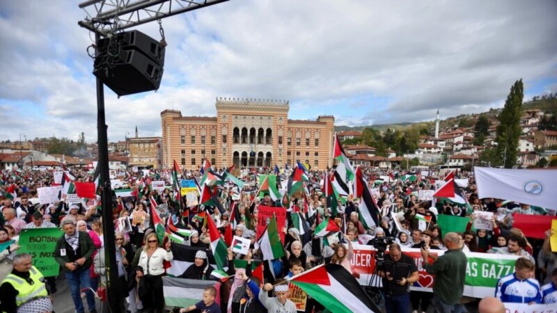 Skup podrške palestinskom narodu u Sarajevu 