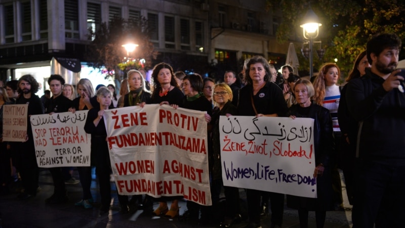 Skup solidarnosti sa ženama Irana u Beogradu
