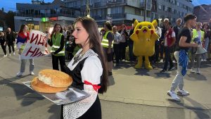 ‘Sloboda kreće sa istoka’: Studentski protest u Zaječaru uoči lokalnih izbora