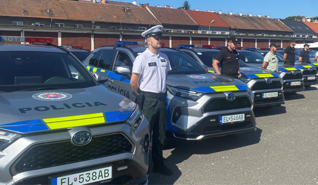 Slovačka policija vozi zeleno