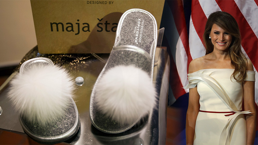 Slovenci napravili papuče “Bela kuća” inspirisani Melanijom Tramp (FOTO)