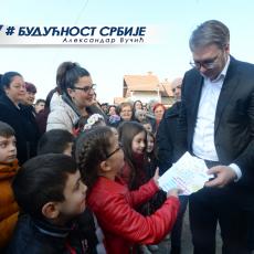 Slušamo građane, već smo rešili neke od problema: Aleksandar Vučić o kampanji BUDUĆNOST SRBIJE