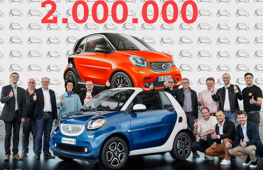Smart obeležio prodaju 2-milionitog vozila