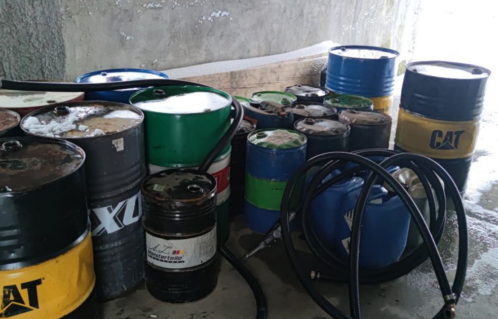 Smederevo: Pronađeno 3.500 litara nafte, uhapšen muškarac